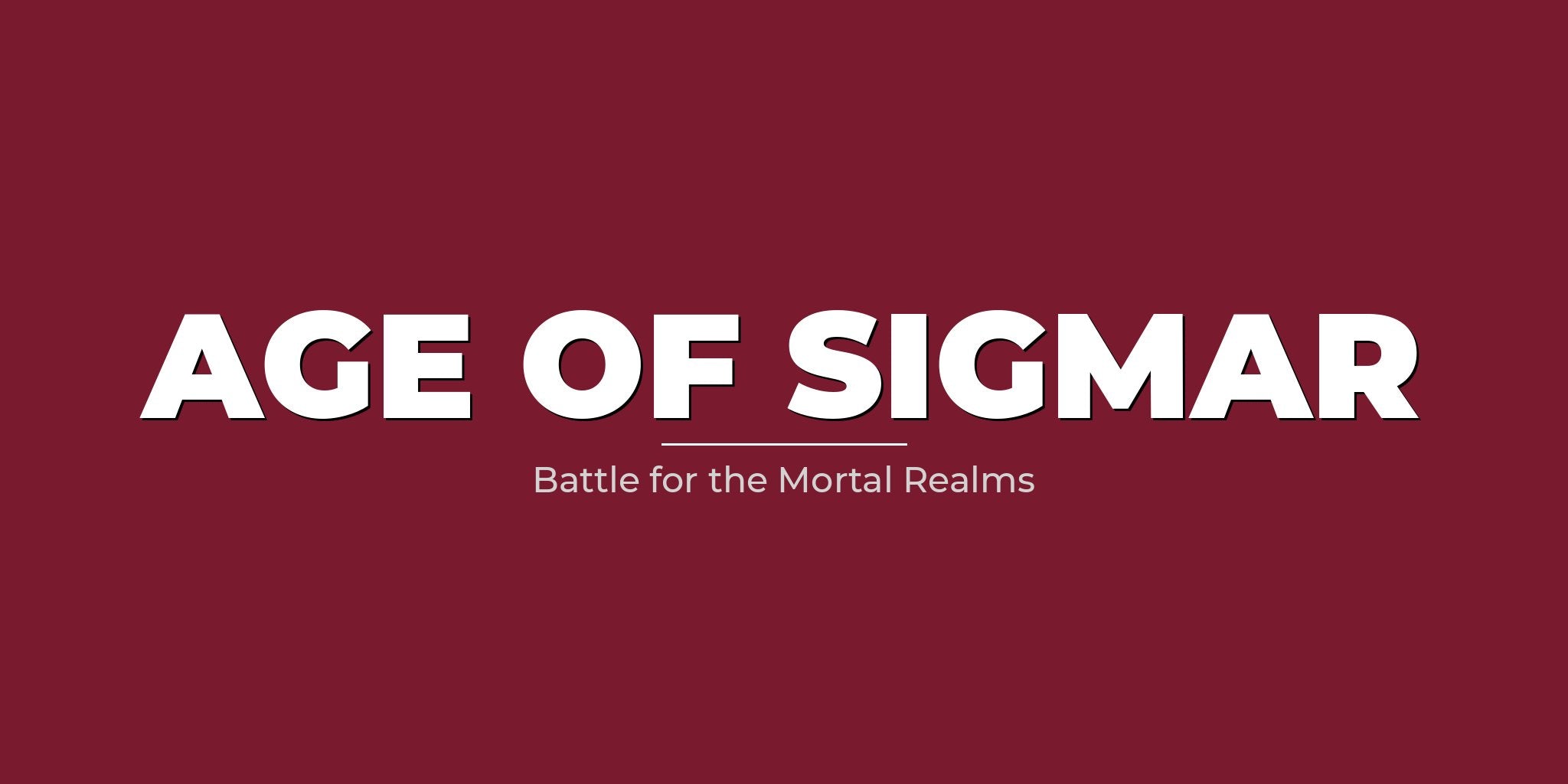 Age Of Sigmar