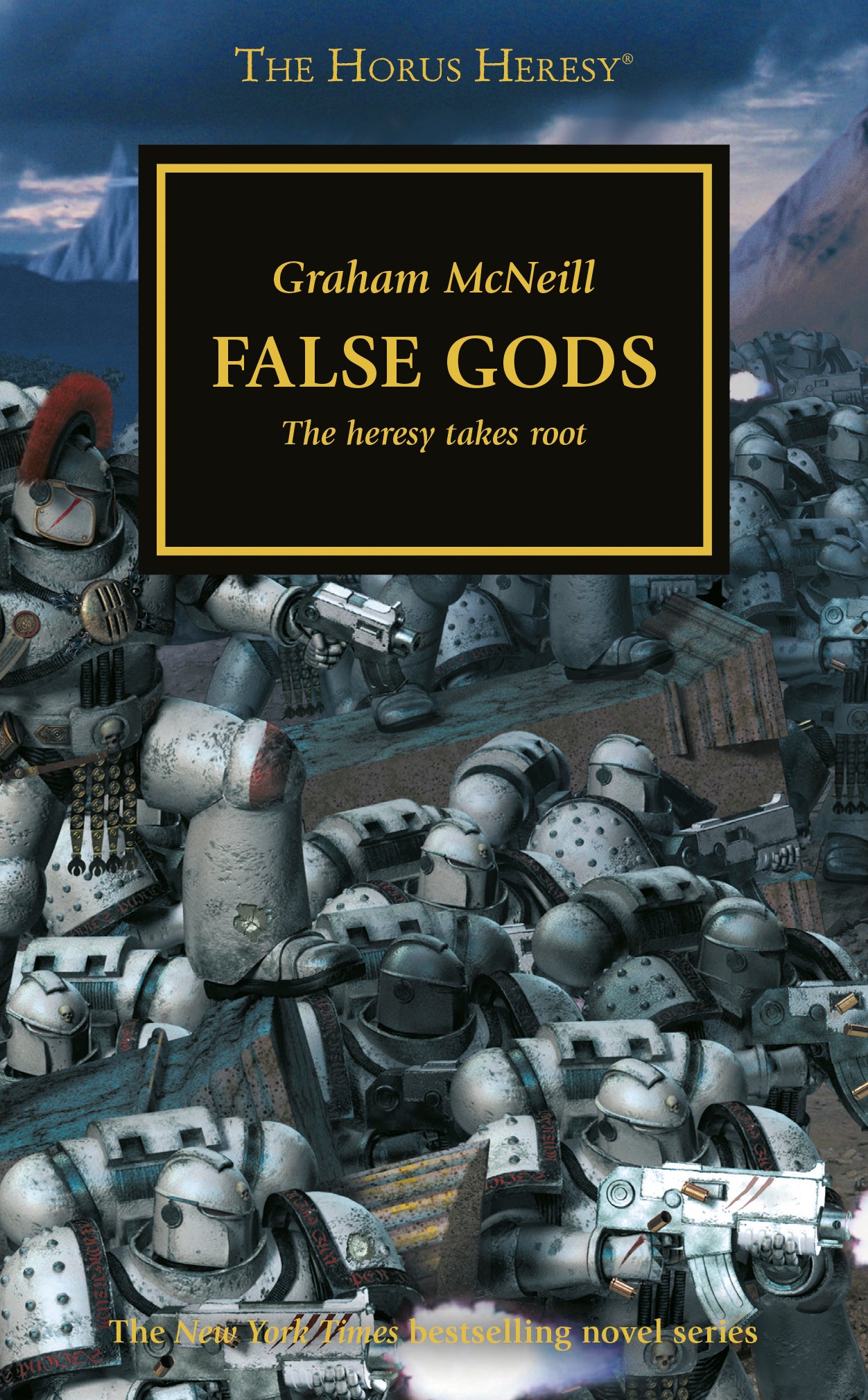 the cover of the book false gods