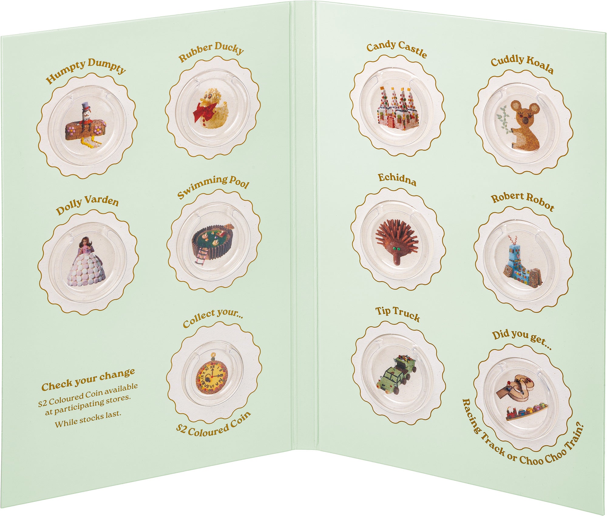 2025 AWW Childrens Birthday Cake Book Uncirculated - Ten Coin Collection