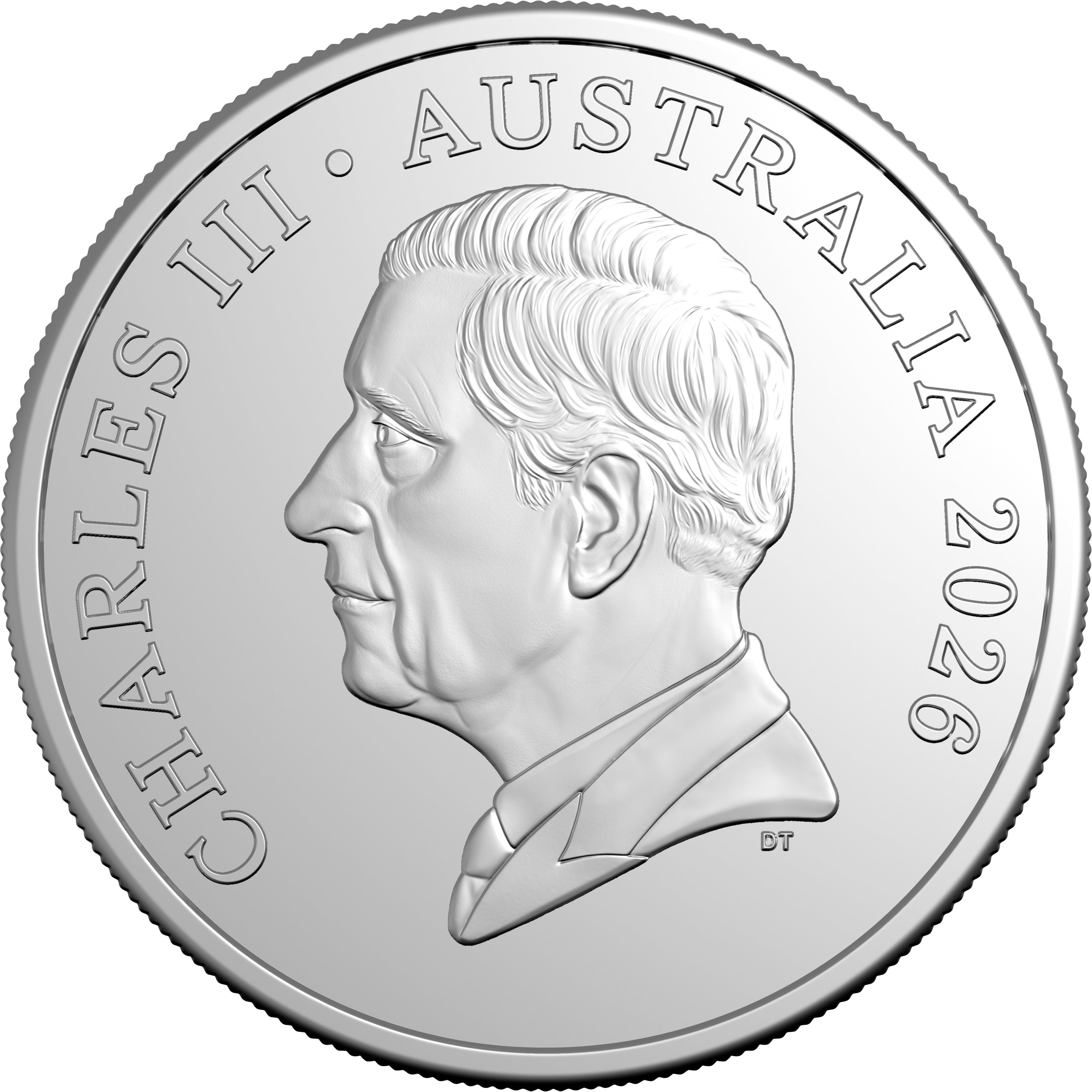 2026 20c Coin Obverse - King Charles III effigy