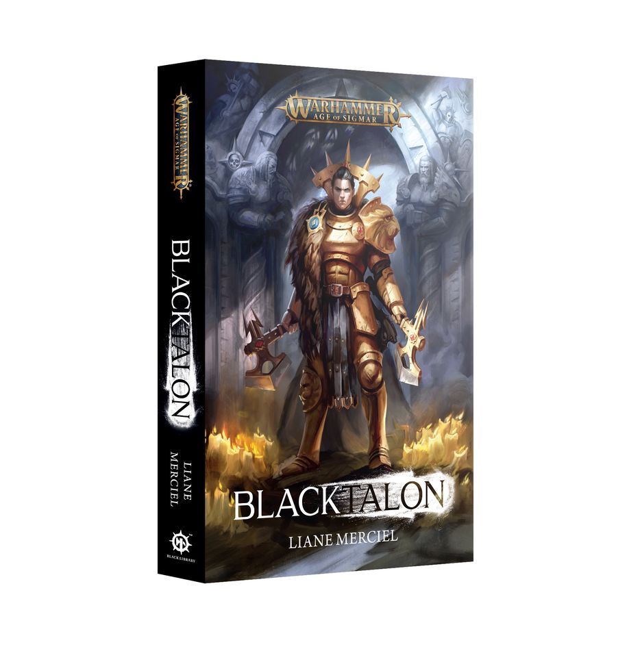 a book cover for black talon