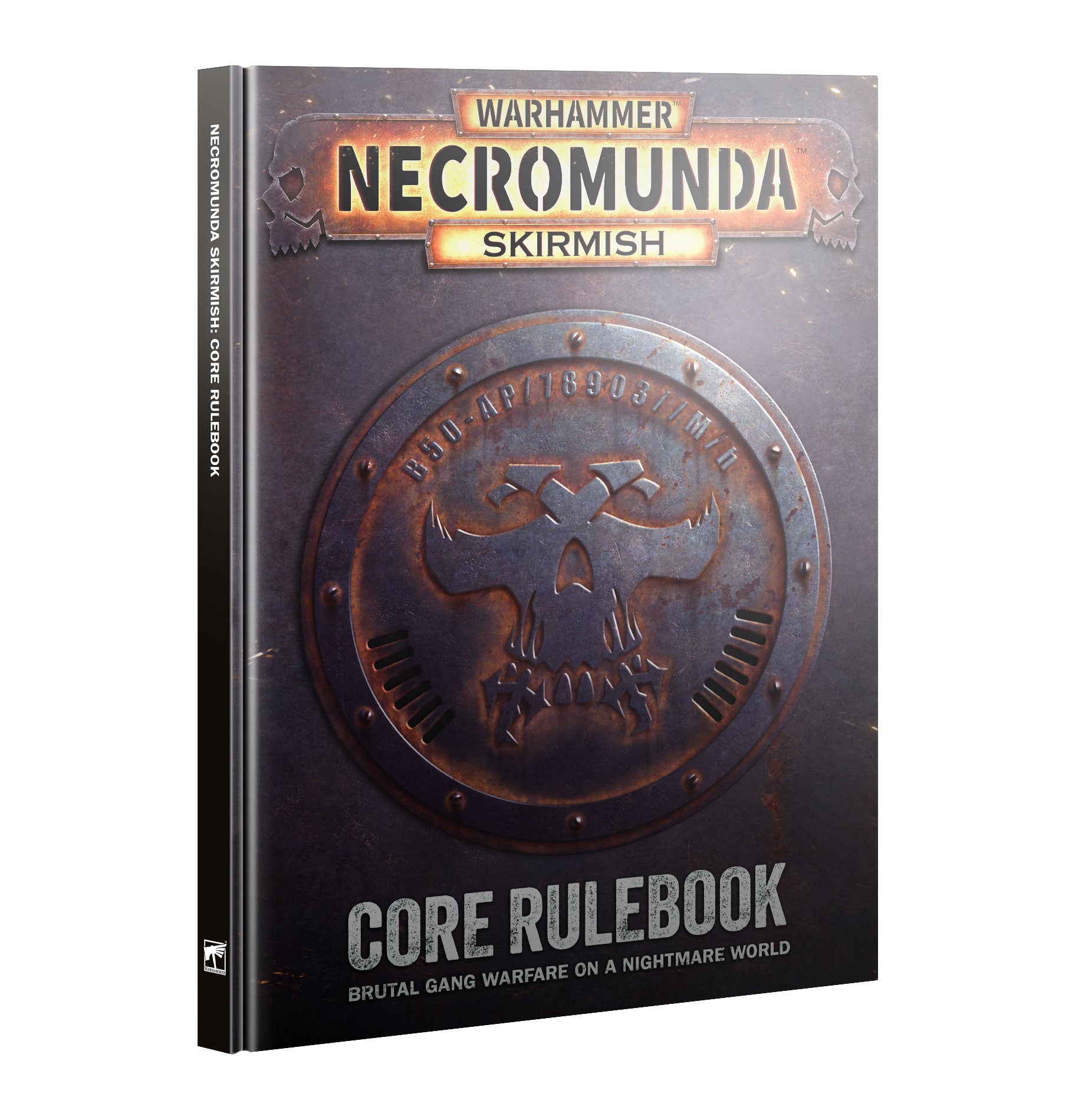 Necromunda Skirmish: Core Rulebook box art, official Games Workshop cover