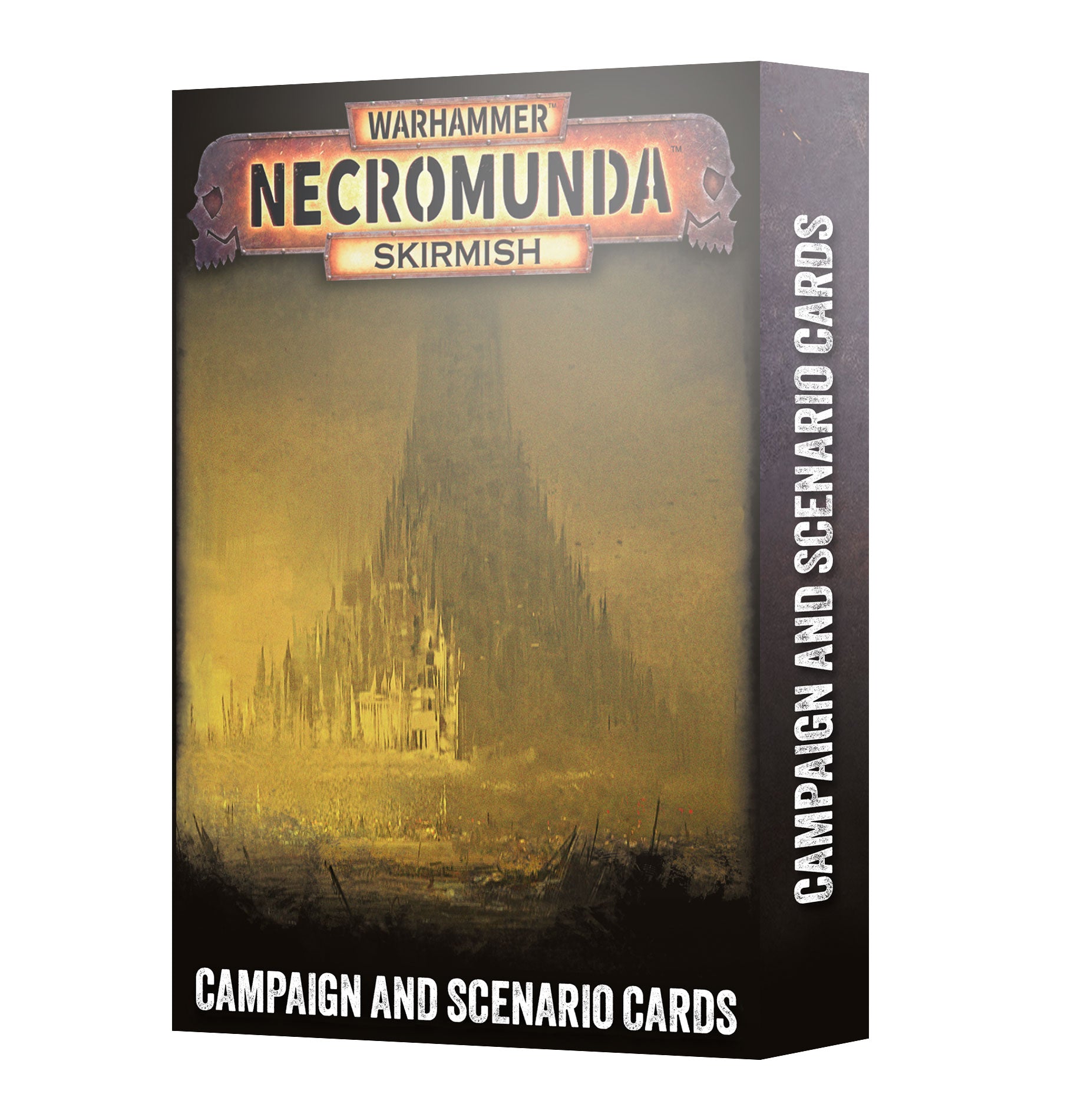 Necromunda Campaign and Scenario Cards box art, official Games Workshop packaging
