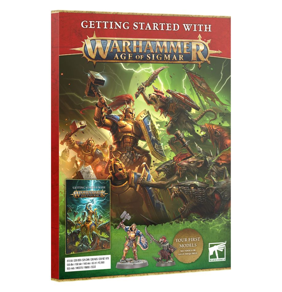 a book with a picture of a warhammer
