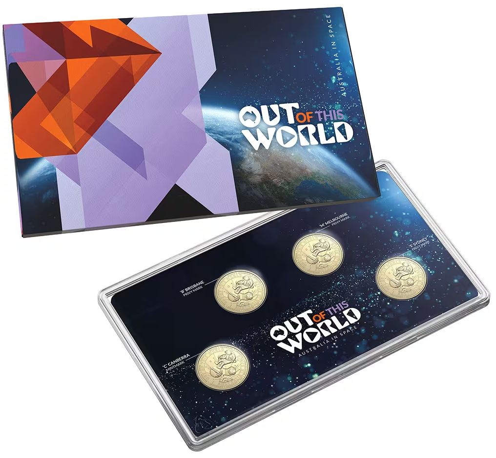 the out of the world coin set