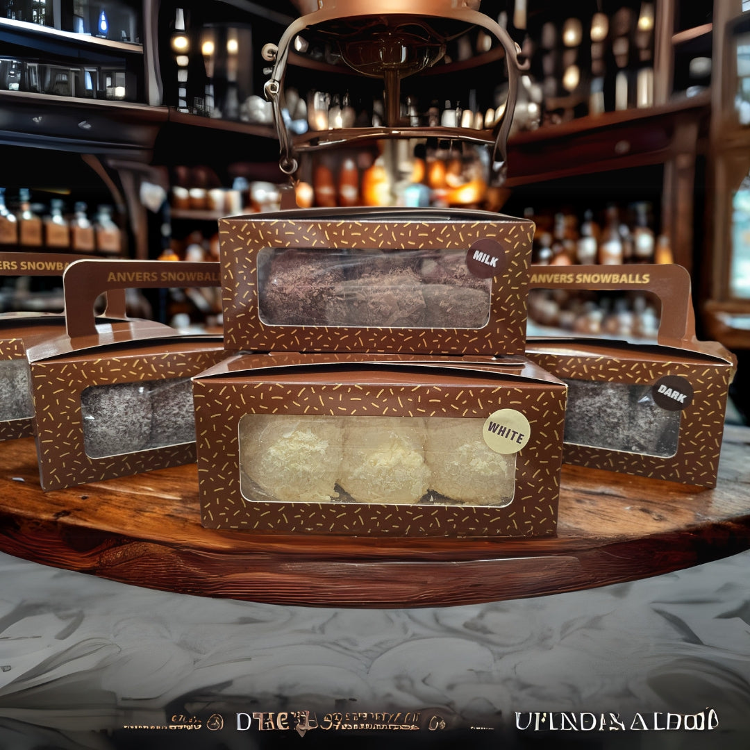 Anvers Snowballs 6 Pack - Coconut Centre with Milk Chocolate Coating