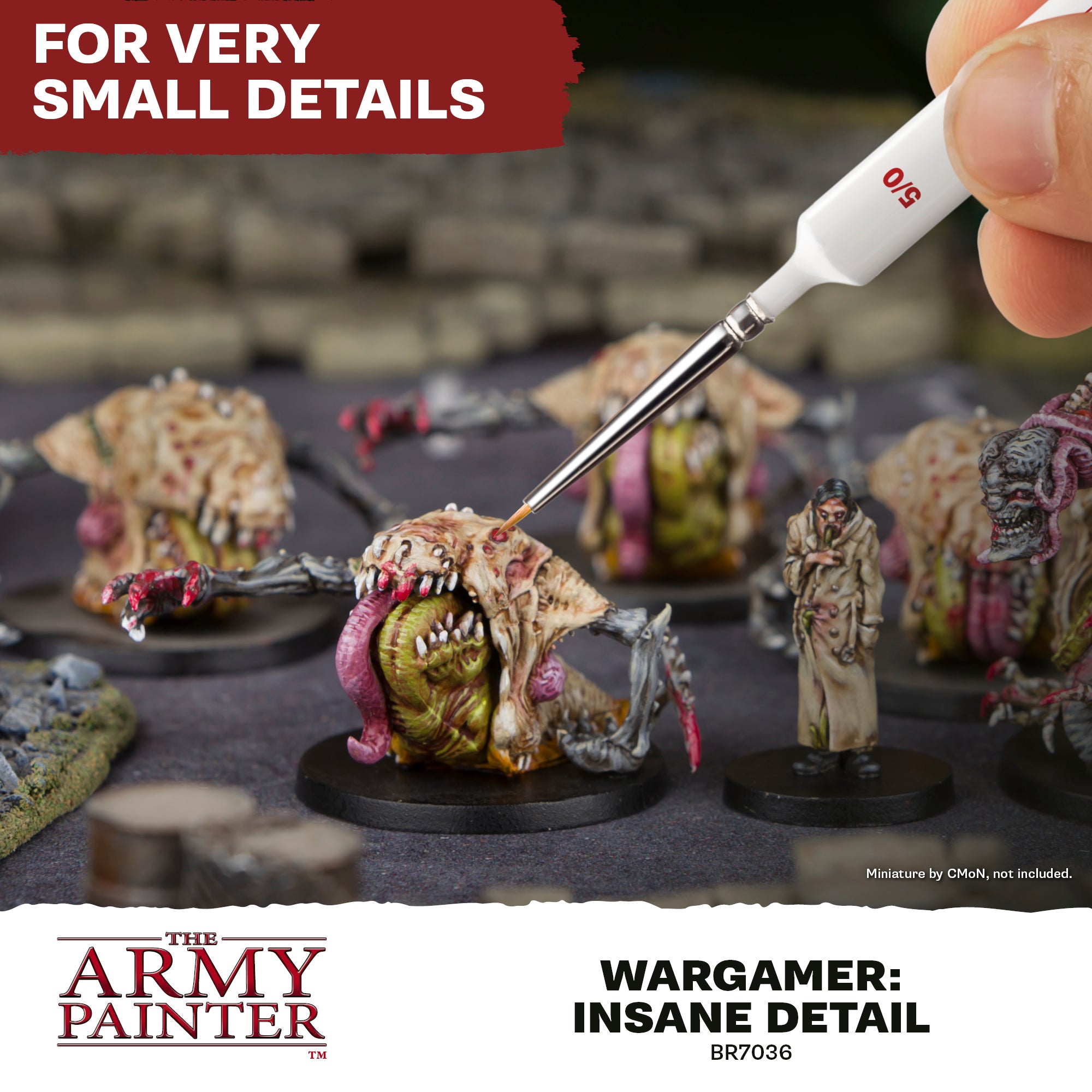 Insane Detail 5/0 Size Brush - Army Painter