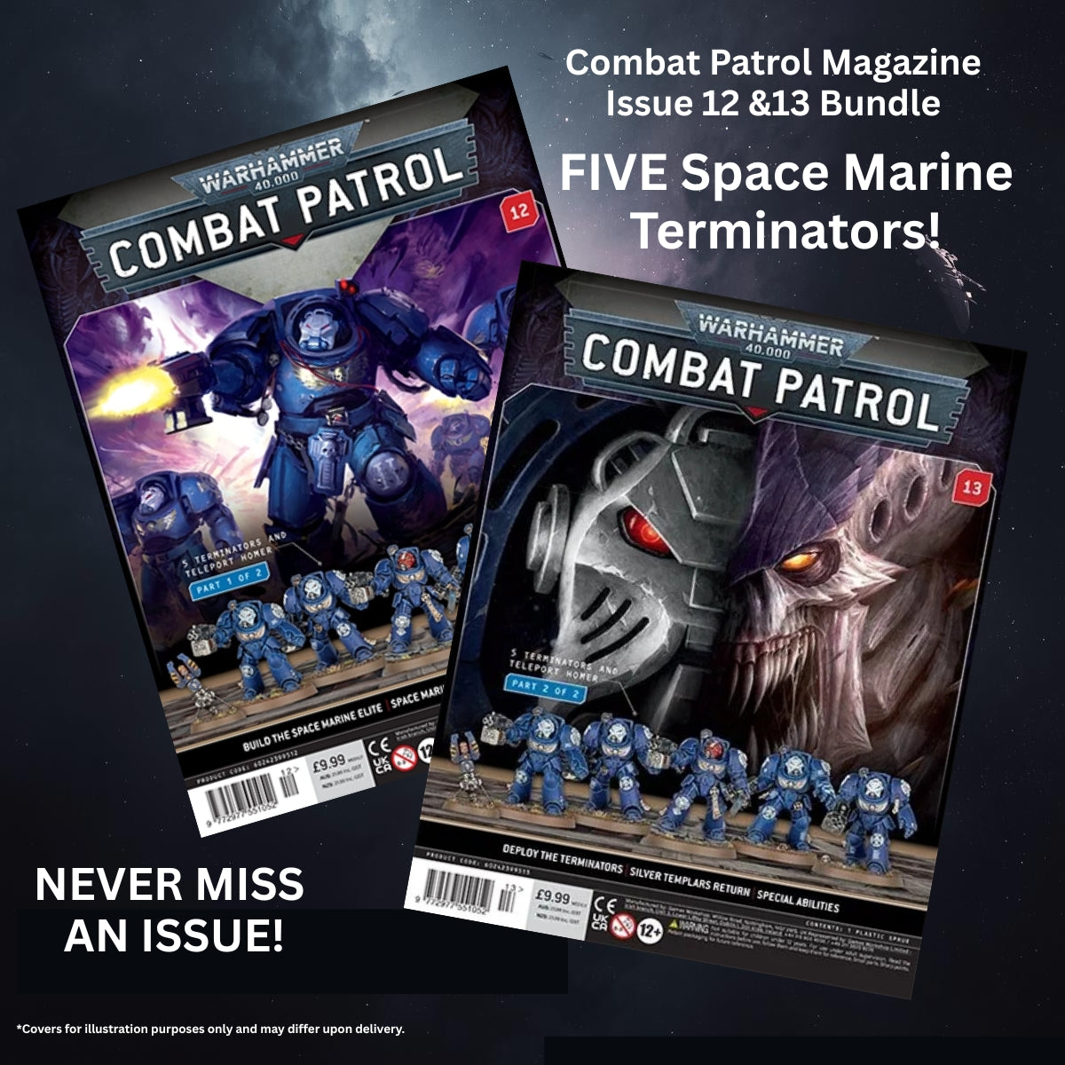 Combat Patrol Magazine Issue 12 &13 Bundle - FIVE Space Marine Terminators
