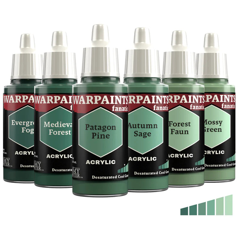 Desaturated Cool Greens - Fanatics Paint Triad