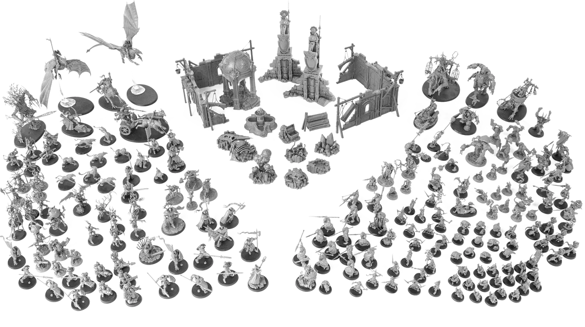 Warhammer Age of Sigmar Stormbringer Issue 44 - Balor Brown, Skeleton Horde and Small Layer Brush