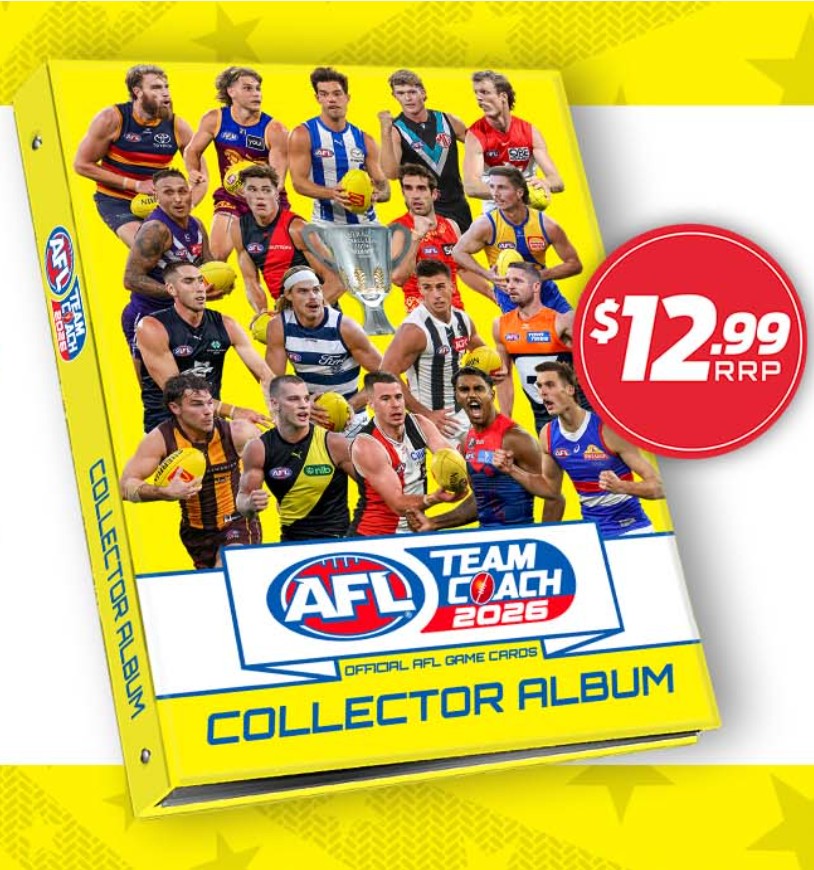 AFL Team Coach Collectors Album 2026