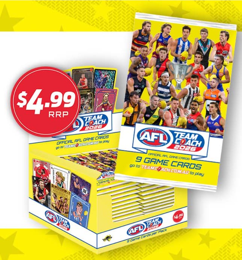 AFL Team Coach Collectors Cards 2026