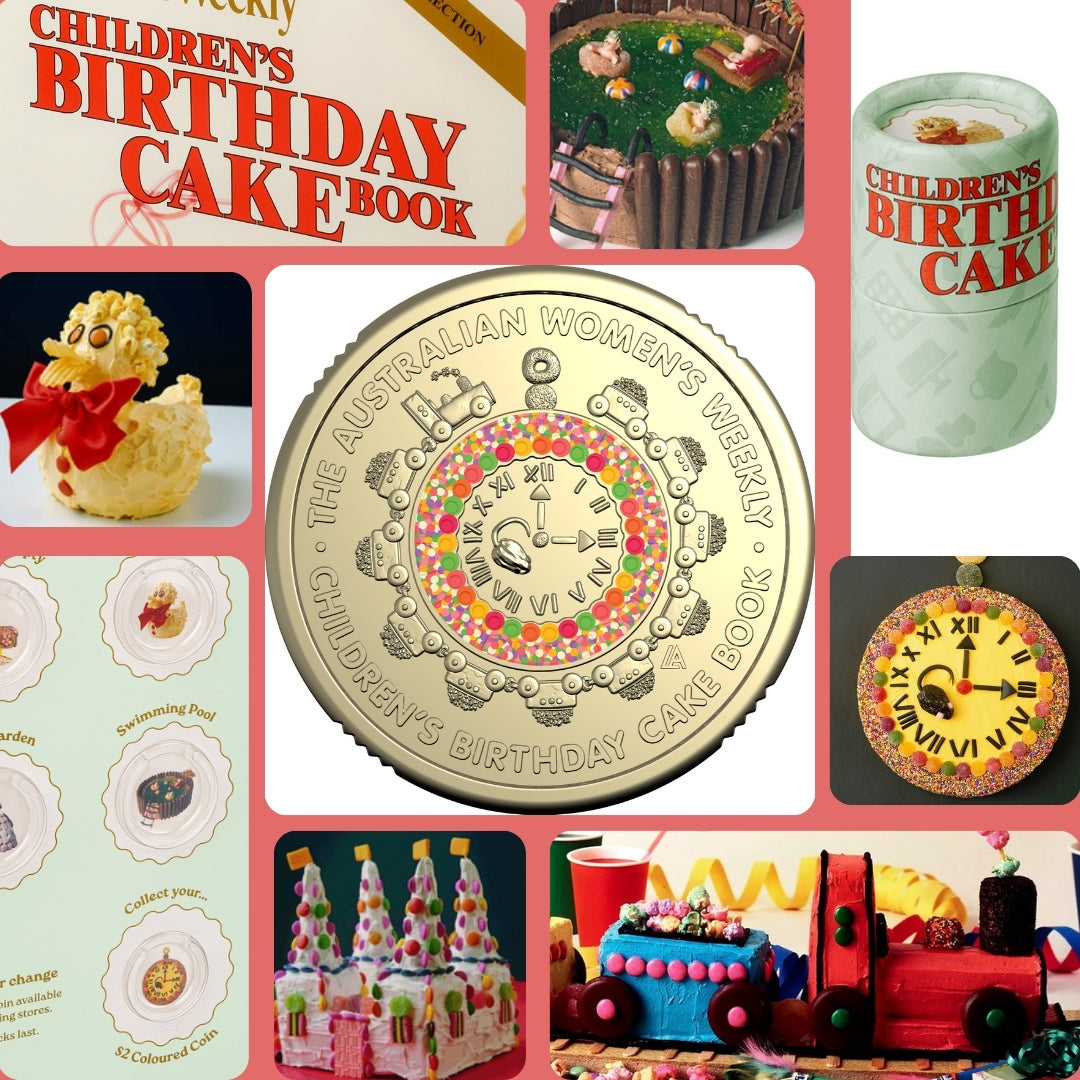 2025 AWW Childrens Birthday Cake Book Uncirculated Ten Coin Collection + $2 Coin