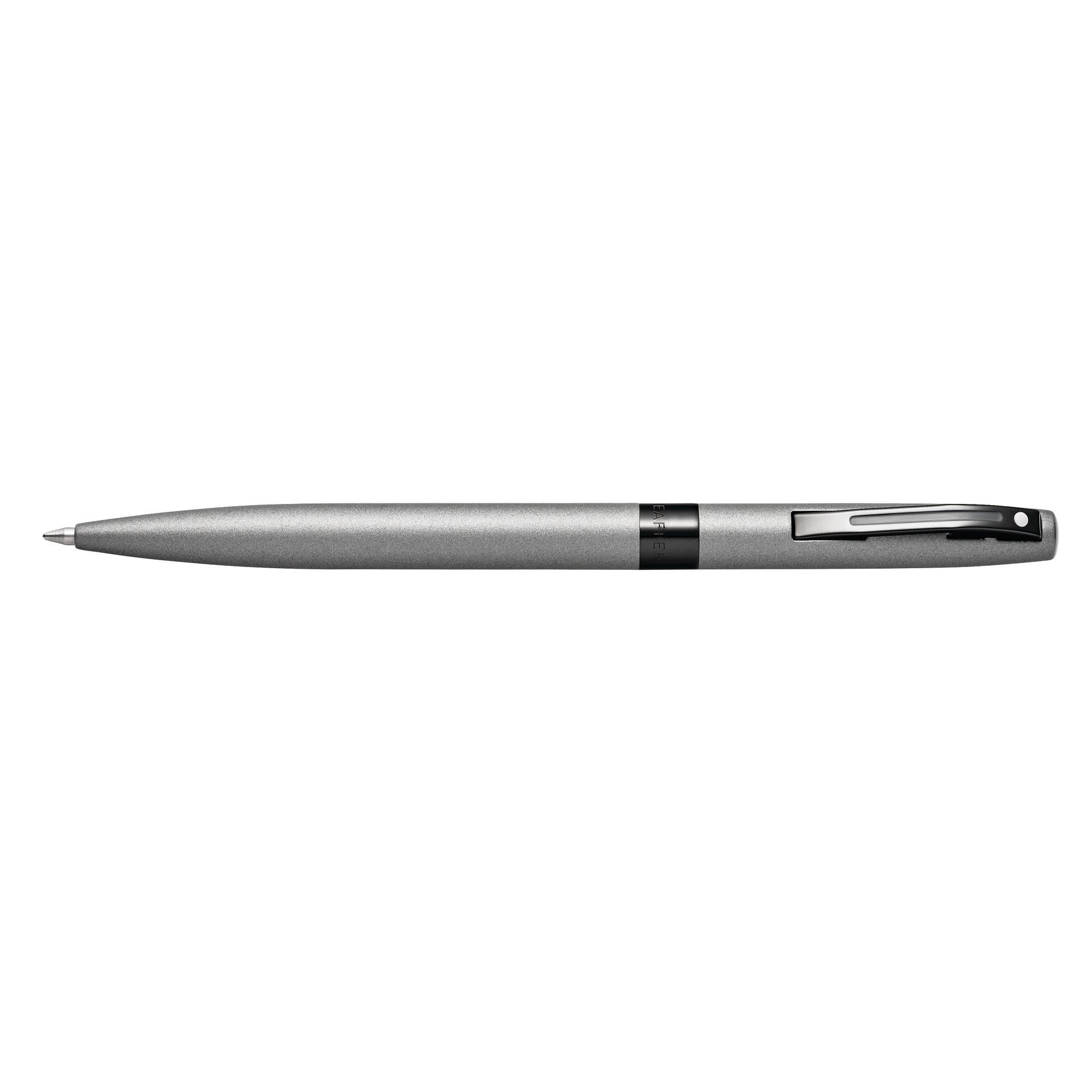 Sheaffer Reminder matt grey ballpoint pen shown full length