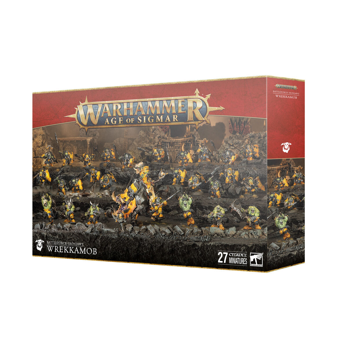 a box of warhammer age of storm miniatures