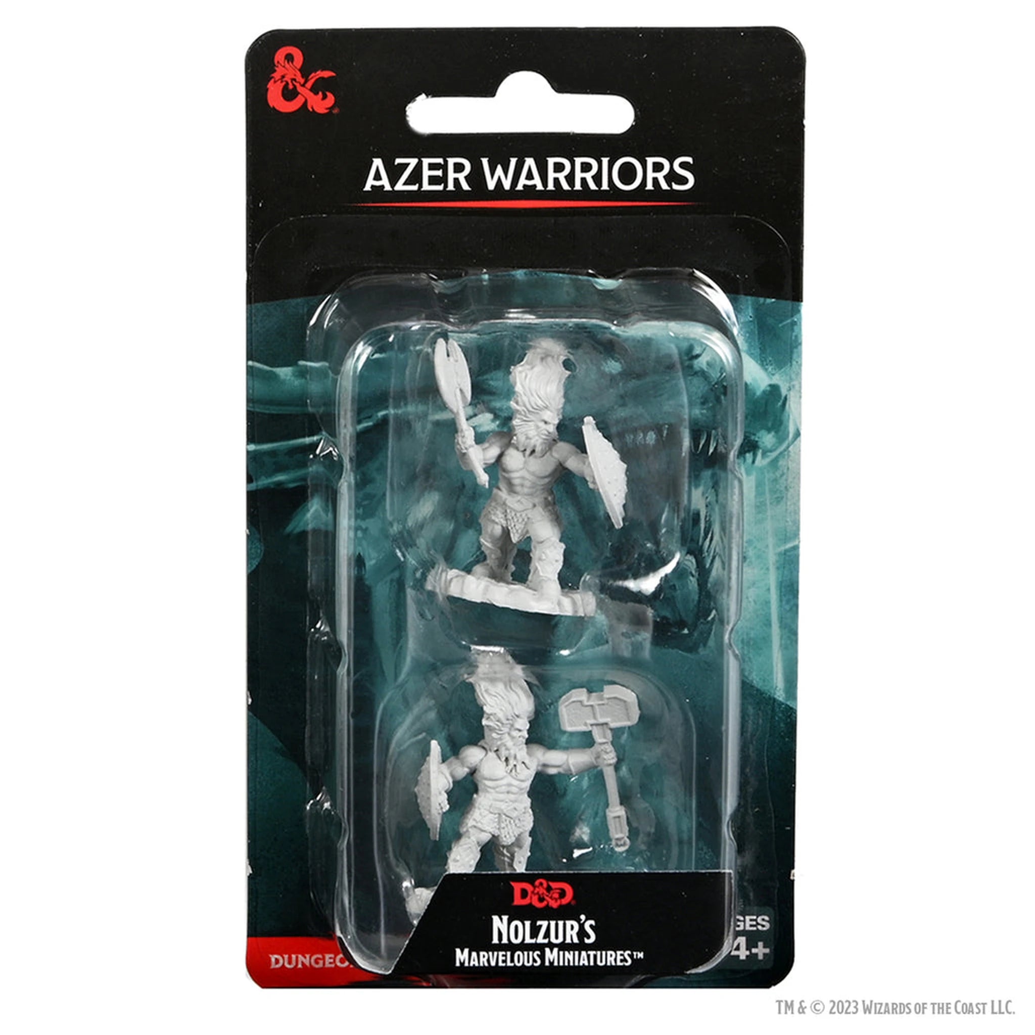 D&D Nolzur's Marvelous Miniatures Azer Warriors unpainted miniatures, 2-pack