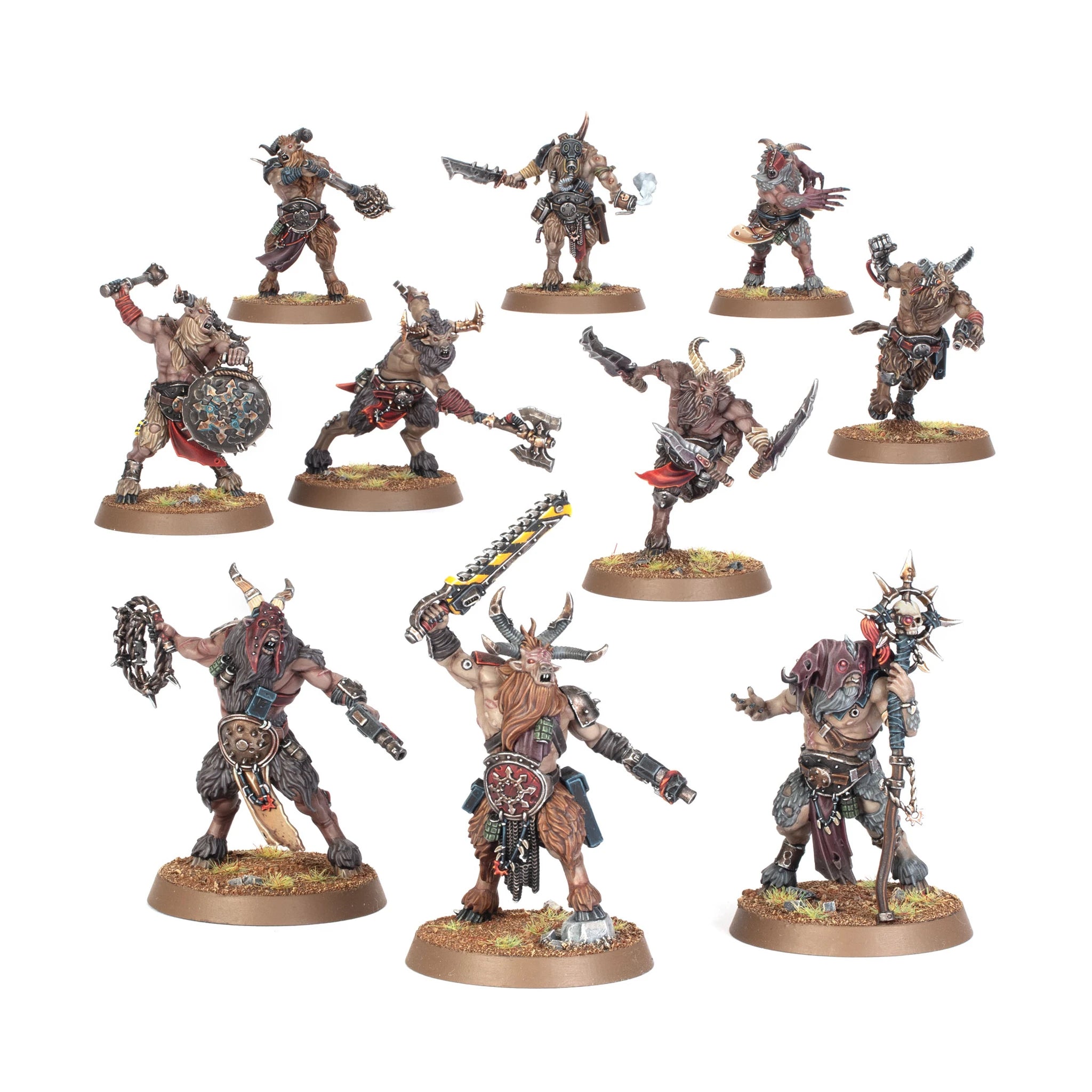 Chaos Space Marines Fellgor Beastmen box art, official Games Workshop packaging