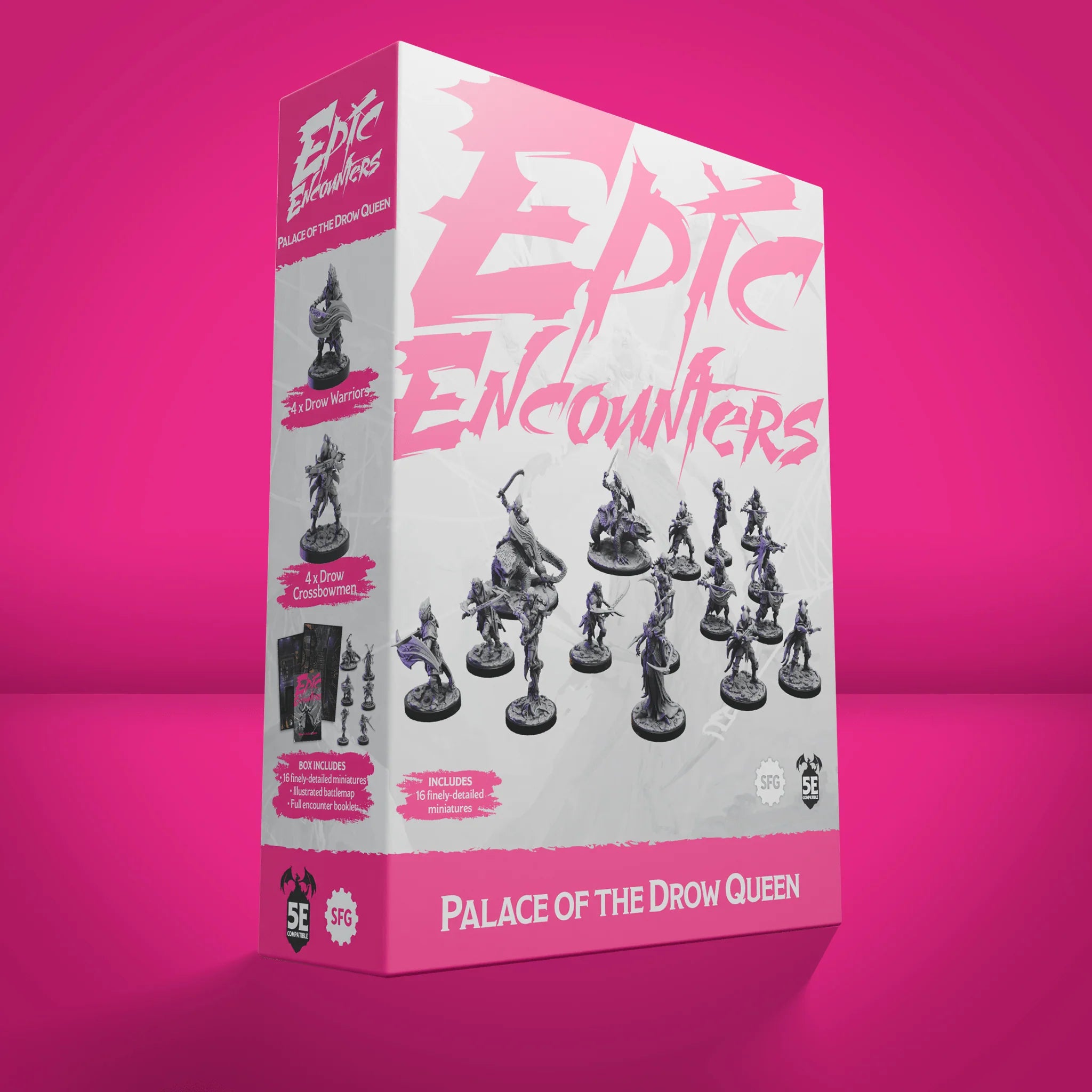 the box for the epic encounters board game