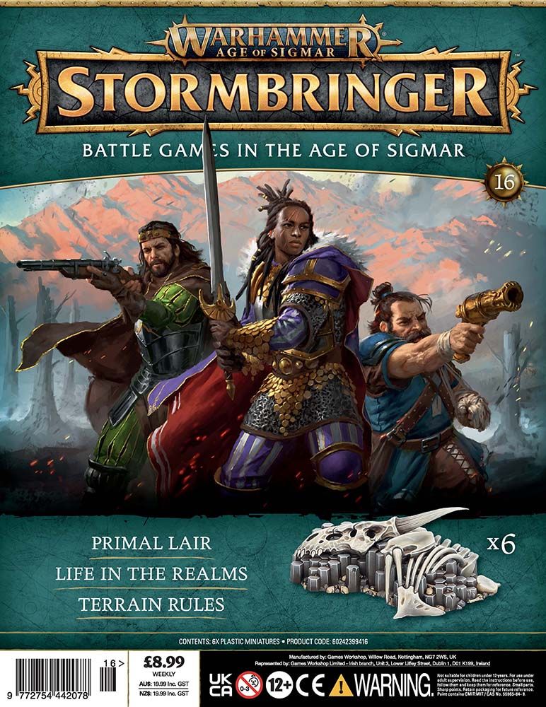 the cover of a warhammer stormbringer board game