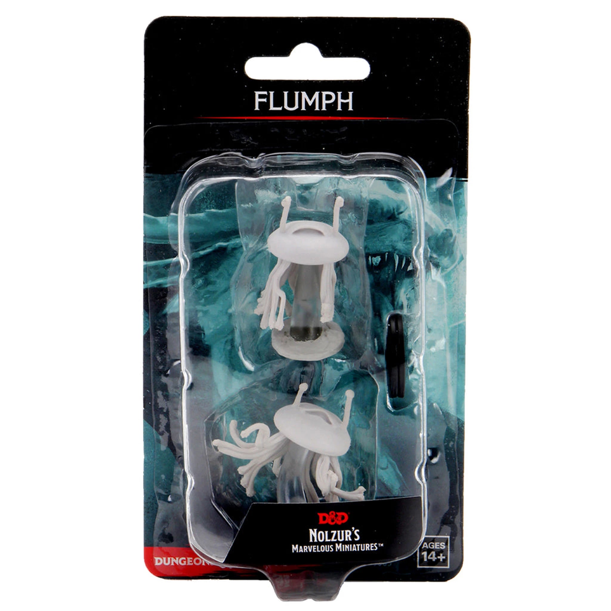 Two D&D Nolzur's Marvelous Miniatures Flumph unpainted miniatures