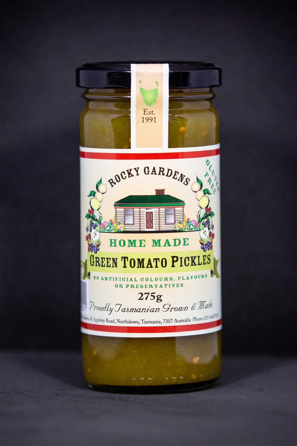 Green Tomato Chutney 150g by Rocky Gardens