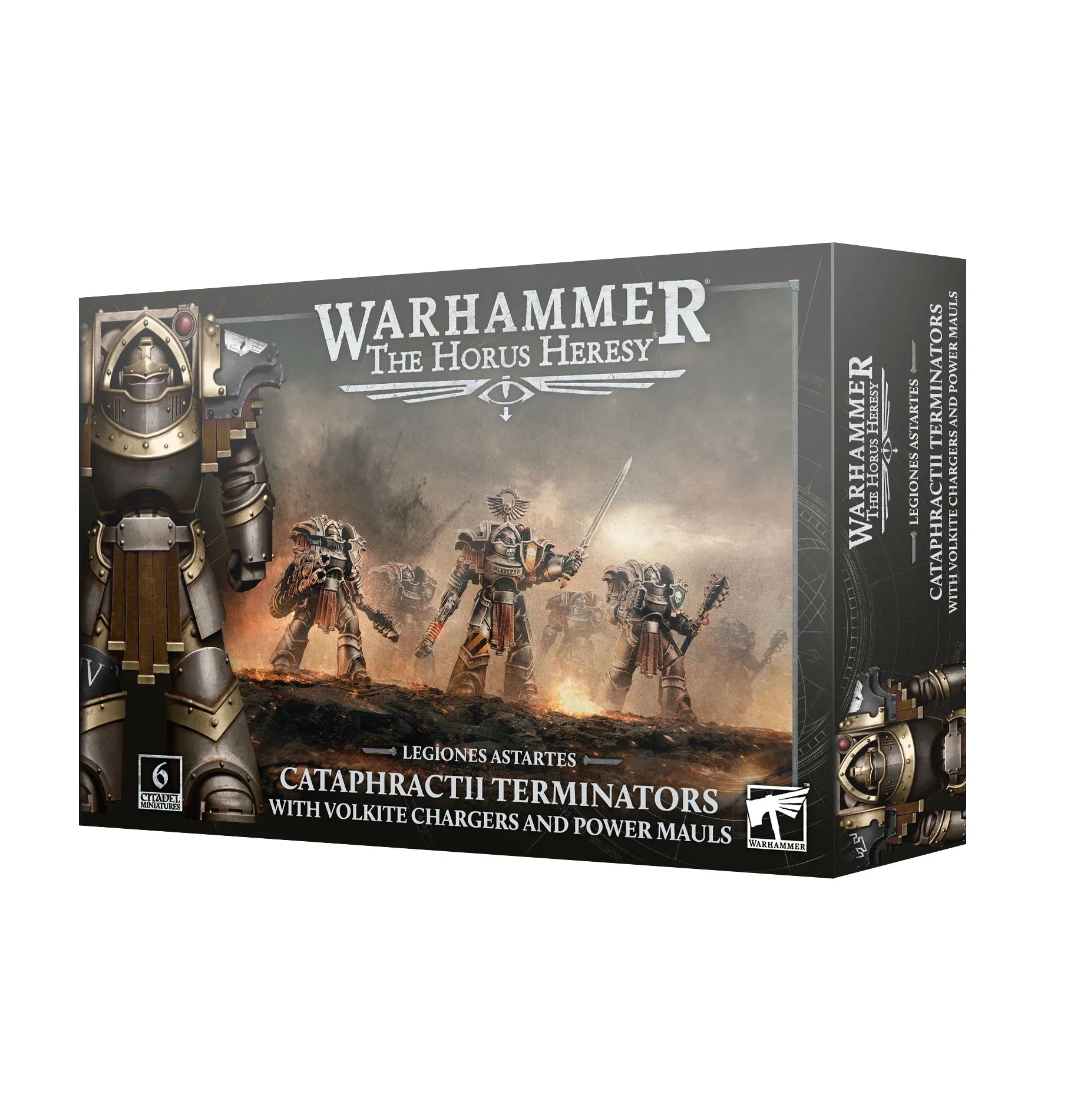 Legion Astartes - Cataphractii Terminators with Volkite Chargers and Power Mauls (31-144)