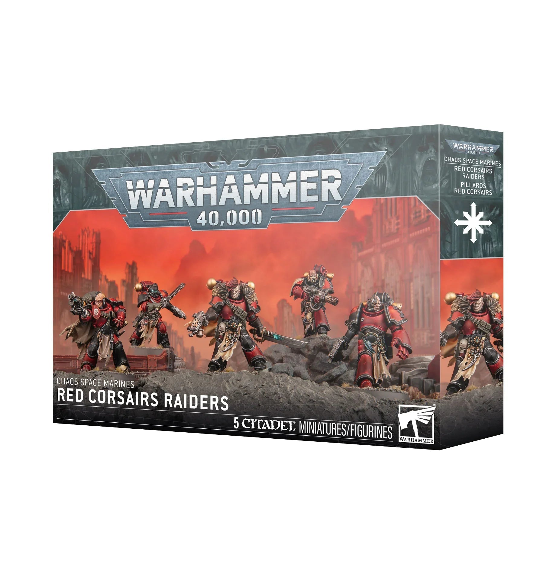Chaos Space Marines - Red Corsairs Raiders (43-113)