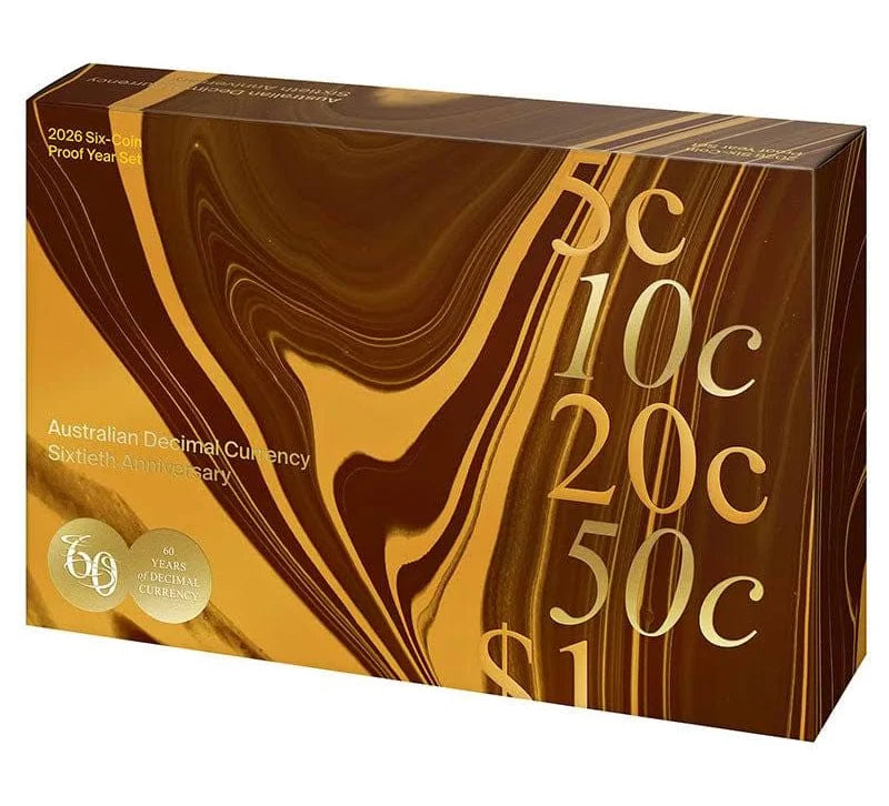 2026 Six Coin Proof Year Set - 60th Anniversary of Australian Decimal Currency - 11880