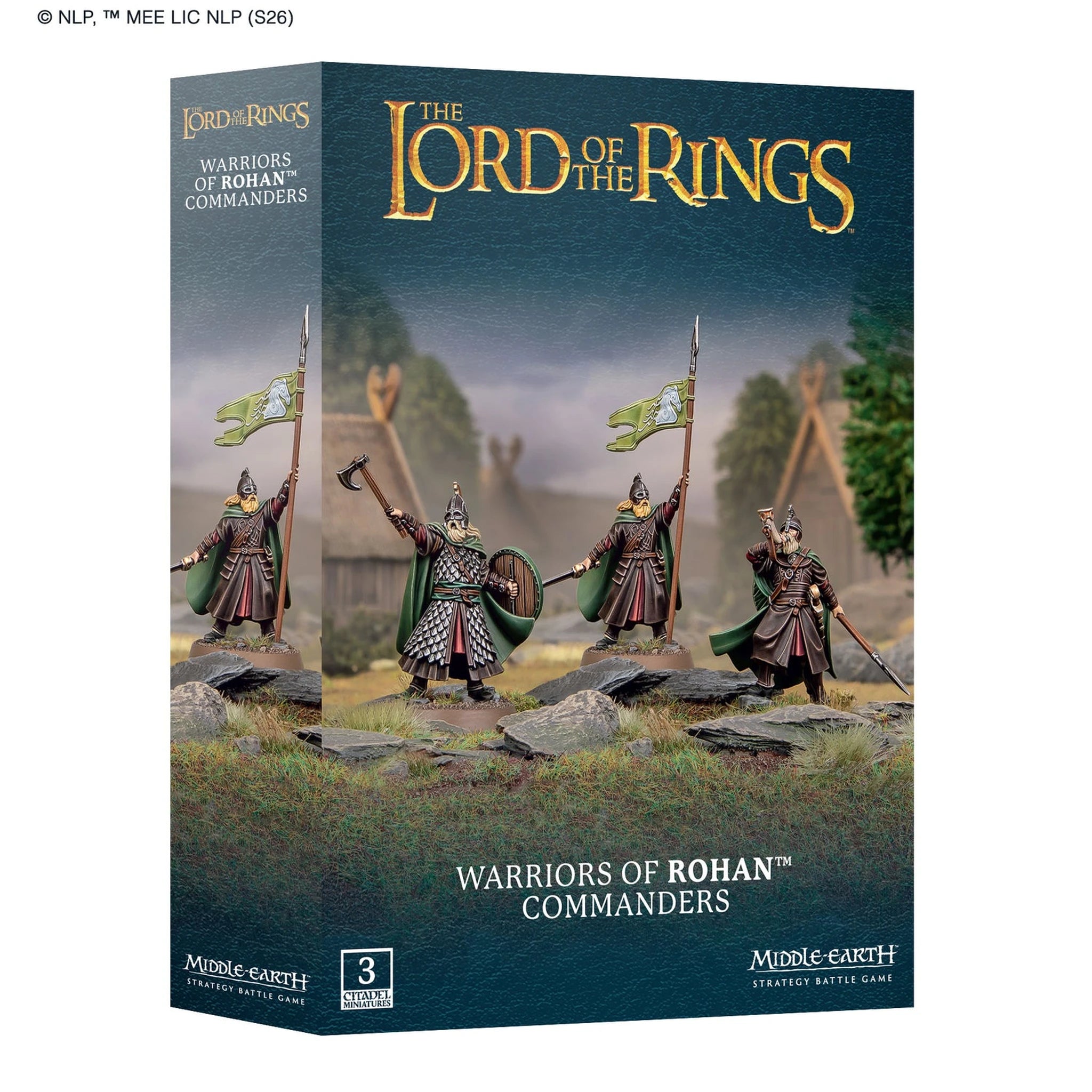 Warriors of Rohan Commanders miniatures