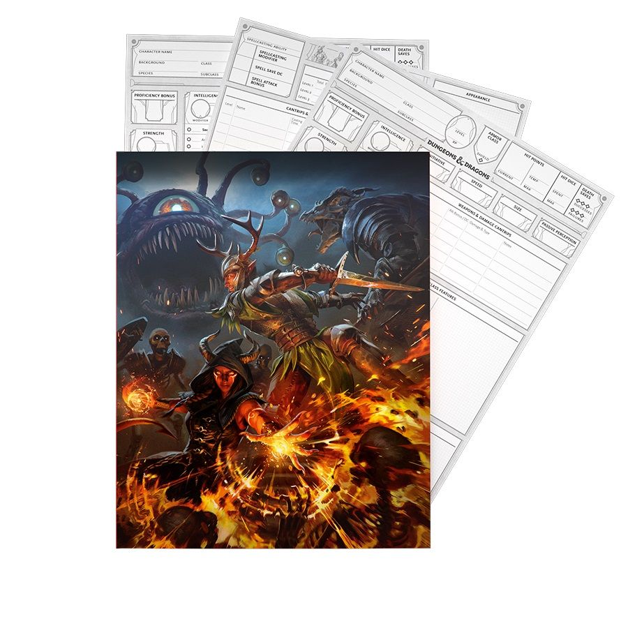 D&D Character Sheet Pack 2024 Ed.