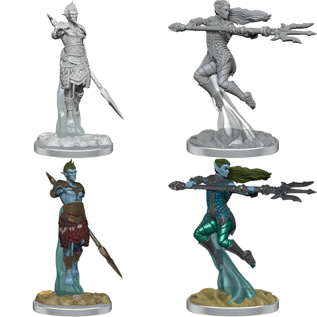 D&D Nolzurs Miniatures - Sea Elf Fighters