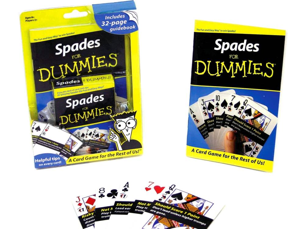 Spades for Dummies Cards and Guidebook