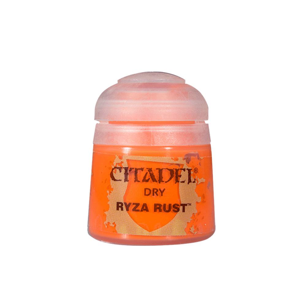 a bottle of orange dye on a white background
