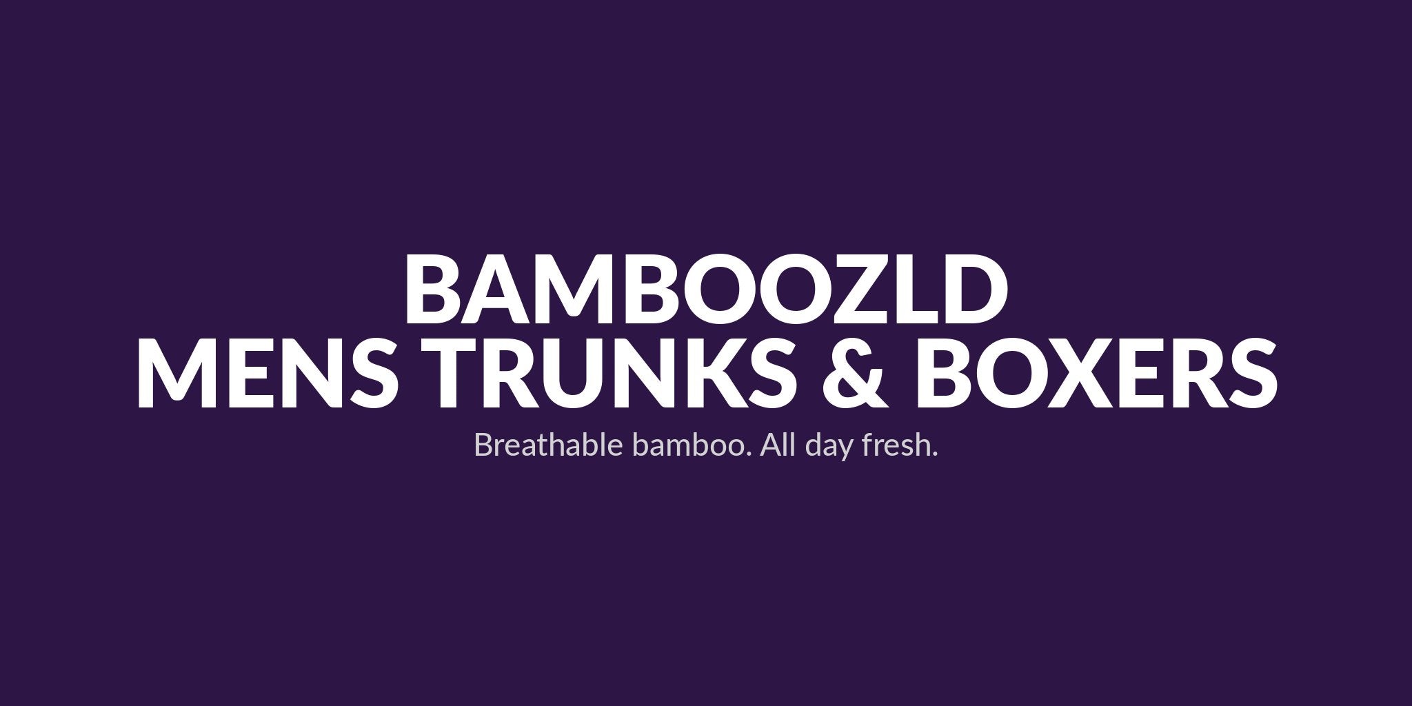 Bamboozld Mens Trunks & Boxers