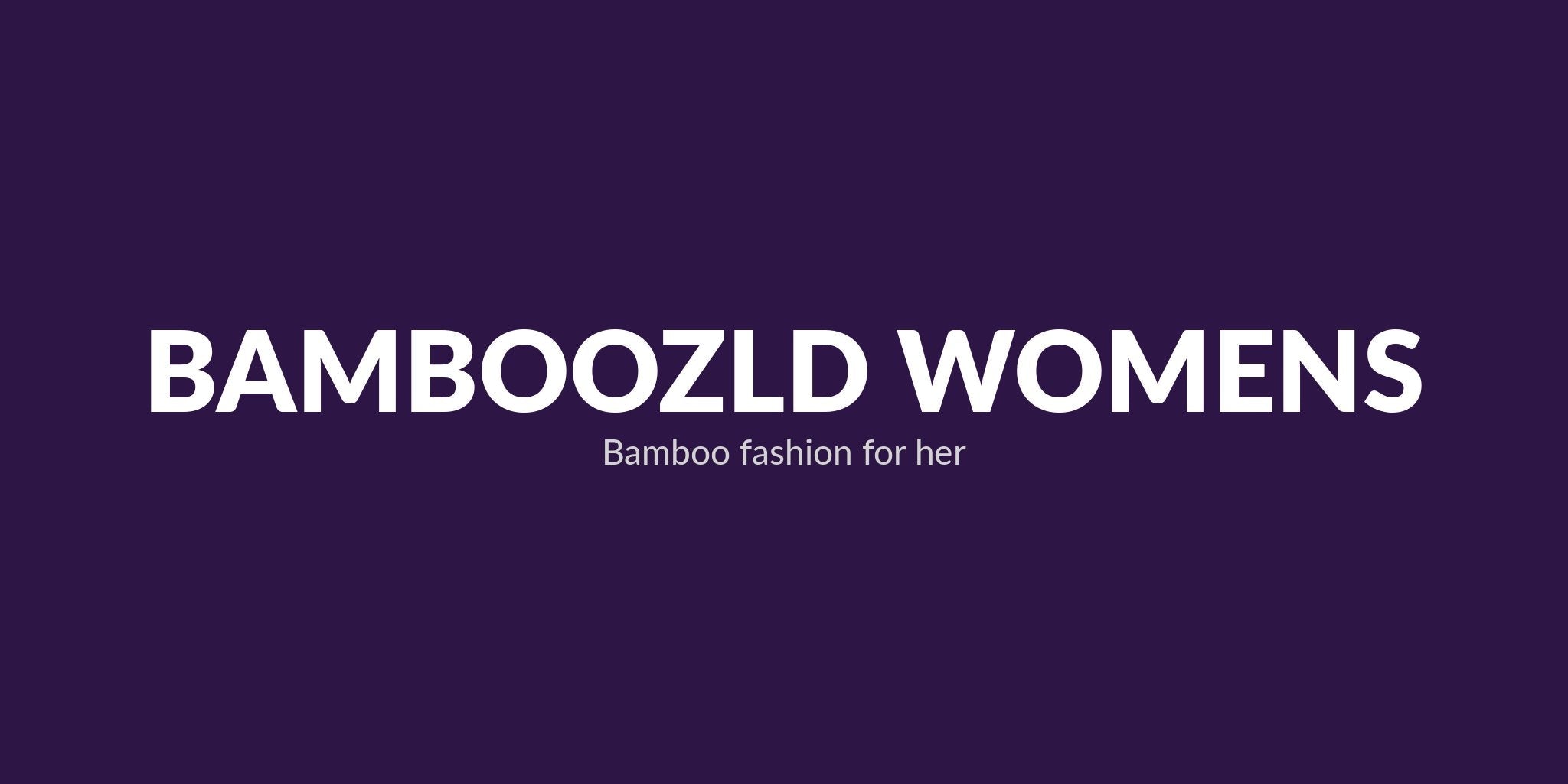 Bamboozld Womens