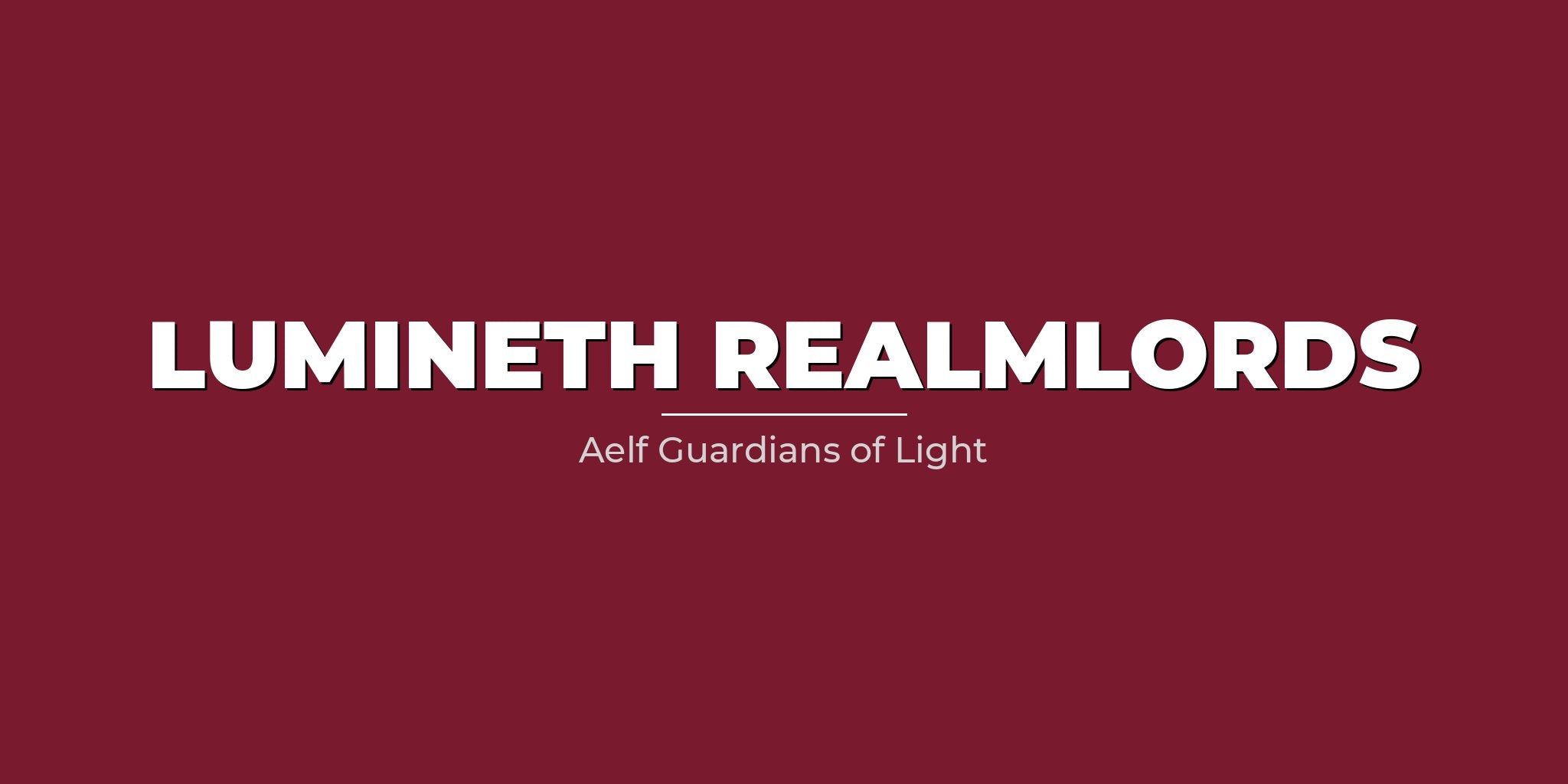 Lumineth Realmlords