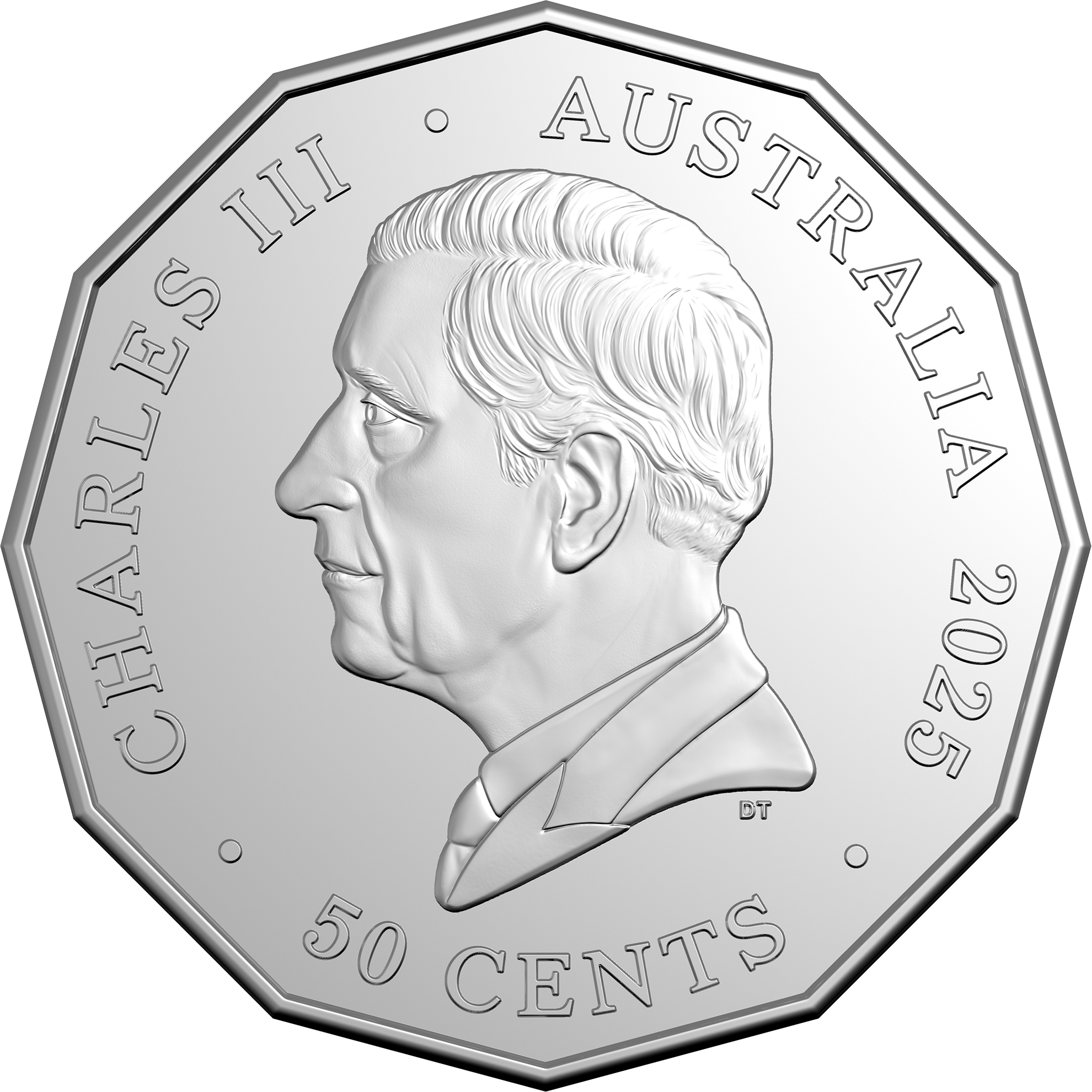 50c Christmas Festive Florals - Uncirculated Coin