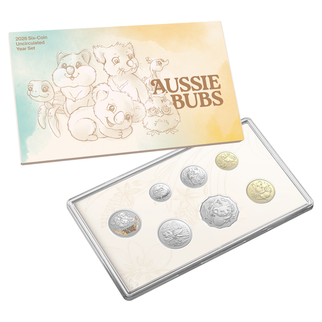 2026 Aussie Bubs - Six Coin Uncirculated Year Set (11894)