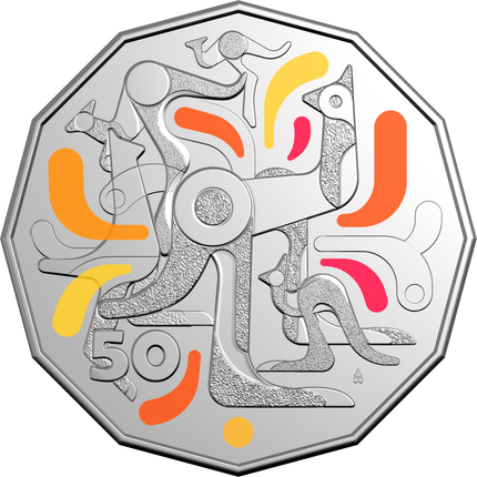 Celebrate! - 2026 Uncirculated Coloured 50c Coin - 11882