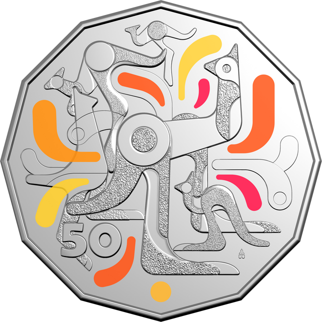Celebrate! - 2026 Uncirculated Coloured 50c Coin - 11882