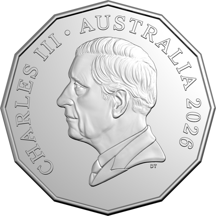 Celebrate! - 2026 Uncirculated Coloured 50c Coin - 11882