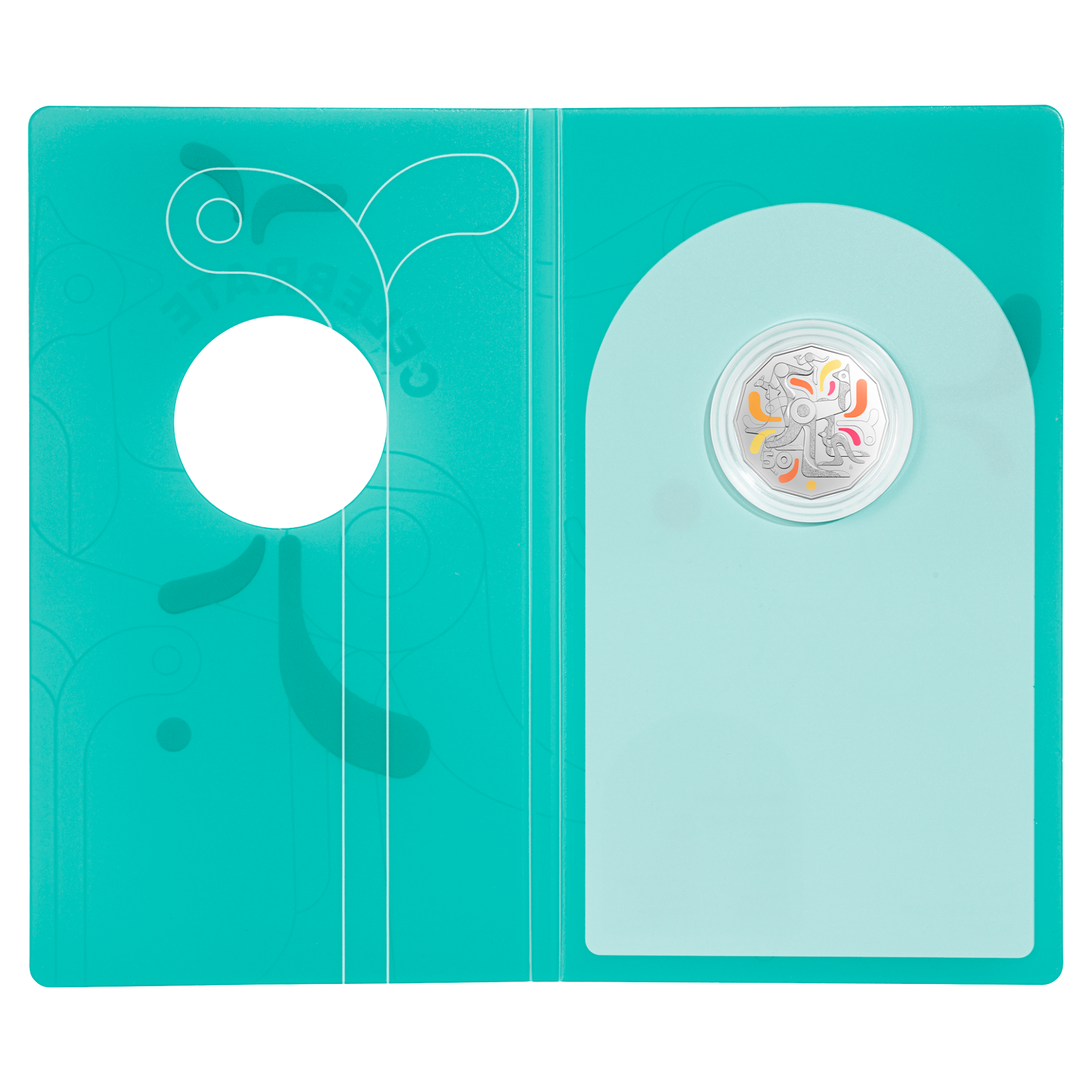 Celebrate! - 2026 Uncirculated Coloured 50c Coin - 11882