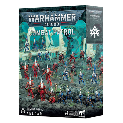 a box with a bunch of warhammers on it