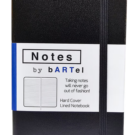 Notebook B5 Large - Hardback Cover - Black