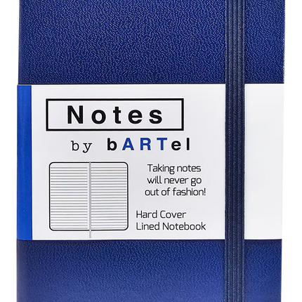 Notebook A5 Slim - Hardback Cover - Blue