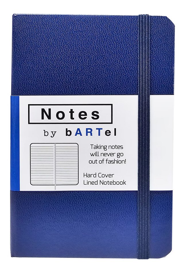 Notebook Pocket - Hardback Cover - Blue