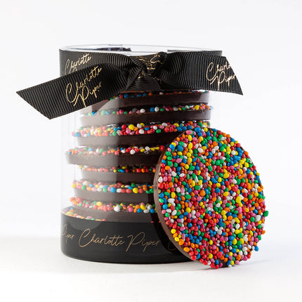 Charlotte Piper Dark Chocolate Sprinkle Discs