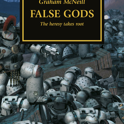 the cover of the book false gods
