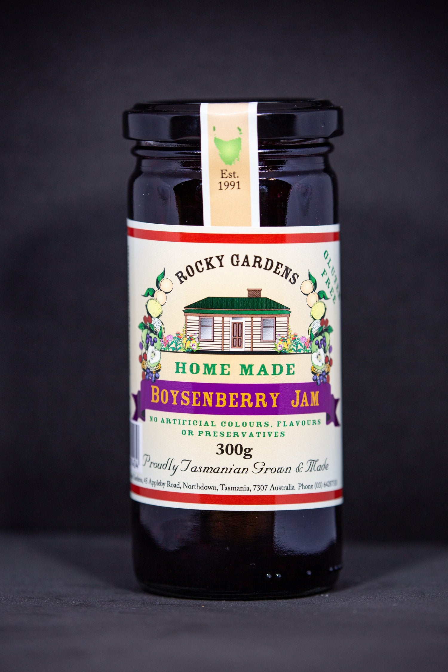 Boysenberry Jam 180g by Rocky Gardens