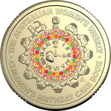 2025 AWW Childrens Birthday Cake Book Ten $1 Coin in Card Set + FREE $2 Coin